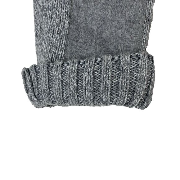 Zero Degrees Mens M Wool Shawl Collar Cardigan Sweater Gray Preppy Academia - Picture 14 of 16